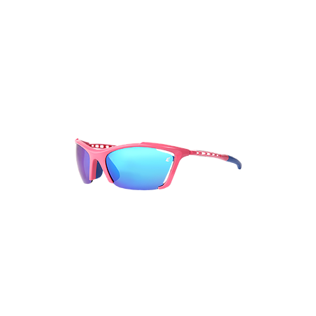 TRACK PINK FRAME/BLUE MIRROR LENS