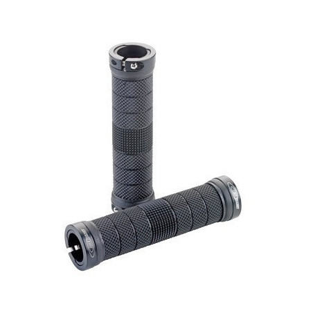 PAR PUÑOS CON FIJACIÓN DE TORNILLO-Negro