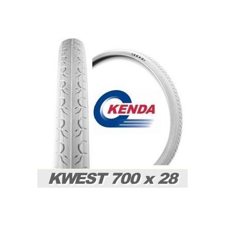 CUBIERTA 700 X 28C KENDA BLANCA