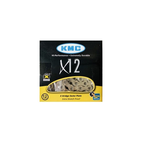 CADENA KMC X12 PLATA 126 PASOS 12 VELOCIDADES