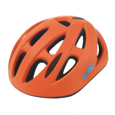 CASCO WAG SKY NARANJA JUNIOR INMOLD ACABADO MATE (52-56 CM)