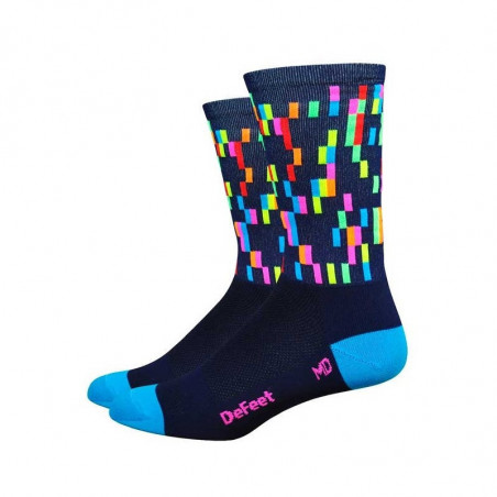 CALCETINES DEFEET AIREATOR PIXEL 6" TALLA 43/45,5