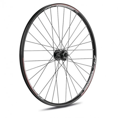 RUEDA 29" DELANTERA NEGRA BUJE SHIMANO 475 6 TORNILLOS LLANTA NAINER
