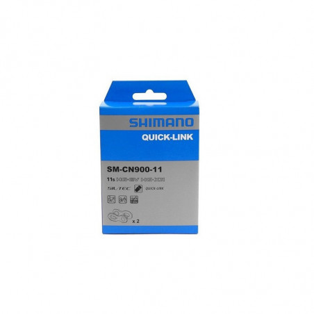 PAR ENGANCHE CADENA SHIMANO 11VELOCIDADES SM-CN900-11 (2 UNIDADES)