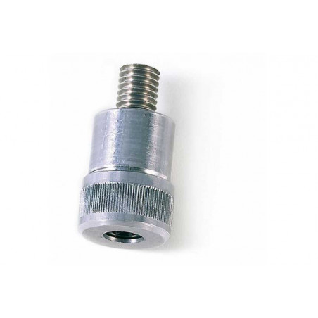 ADAPTADOR ALUMINIO VÁLVULA MOTO A BICICLETA BOMBA TALLER