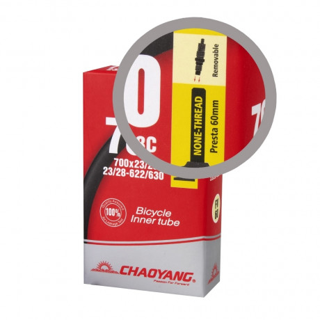 CAMARA 700 x 23/28 VALVULA LARGA DESMONTABLE 80 MM