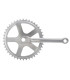 BIELAS ACERO CHAVETA BICICLETA CLÁSICA 42 DIENTES 165 MM