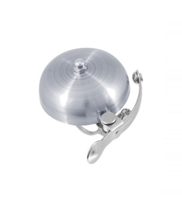 TIMBRE VINTAGE LATÓN COLOR PLATA 55 MM