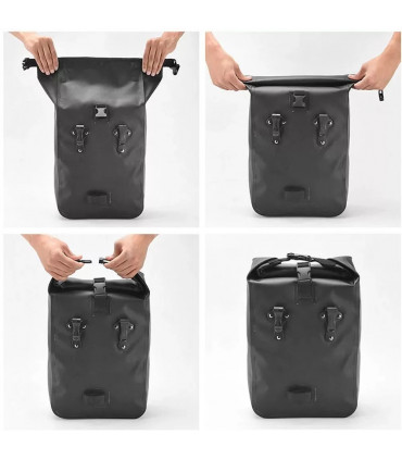 ALFORJA 100 % IMPERMEABLE 37 X 26 X 13 CM 10L