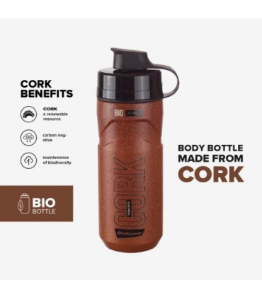BIDÓN TERMICO POLISPORT 500 ML MARRÓN