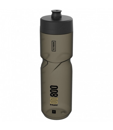 BIDON 800ML NEGRO TRANSPARENTE