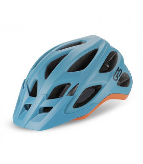 CASCO IN MOULD TRAIL AZUL NARANJA T-L
