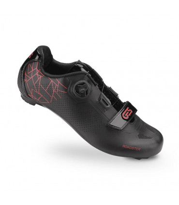 ZAPATILLA CARRETERA ROADSTER 2 NEGRA ROJO